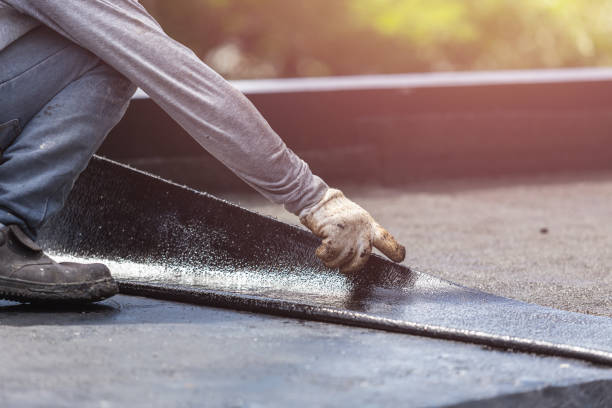 Professional Waterproofing technician working in Vickery, OH